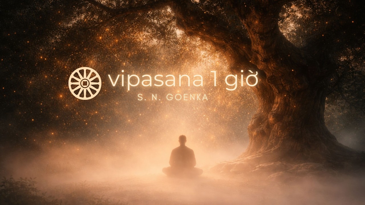 Thiền Vipassana – Thực Hành 1 Giờ | Theo Truyền Thống Goenka