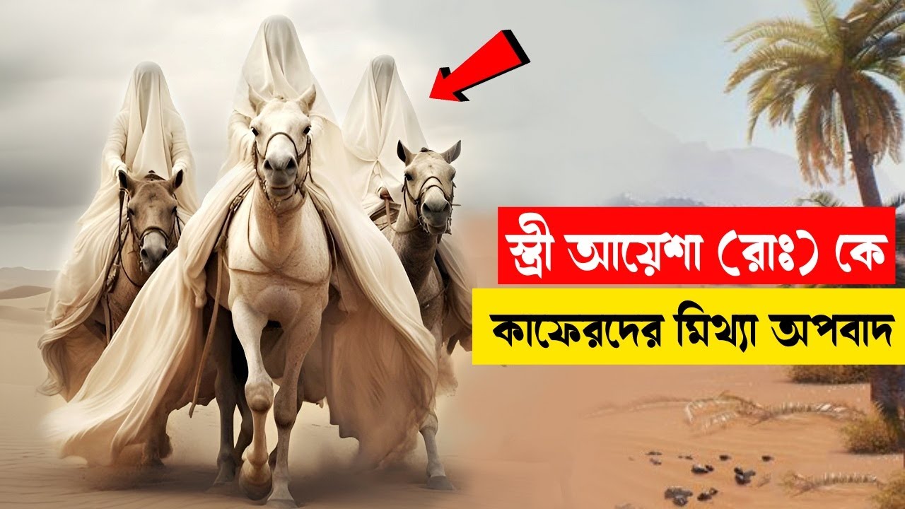 স্ত্রী আয়েশা (রাঃ) কে নিয়ে কাফেরদের মিথ্যা অপবাদের ঘটনা ! সকল মুসলিমের জানা উচিৎ