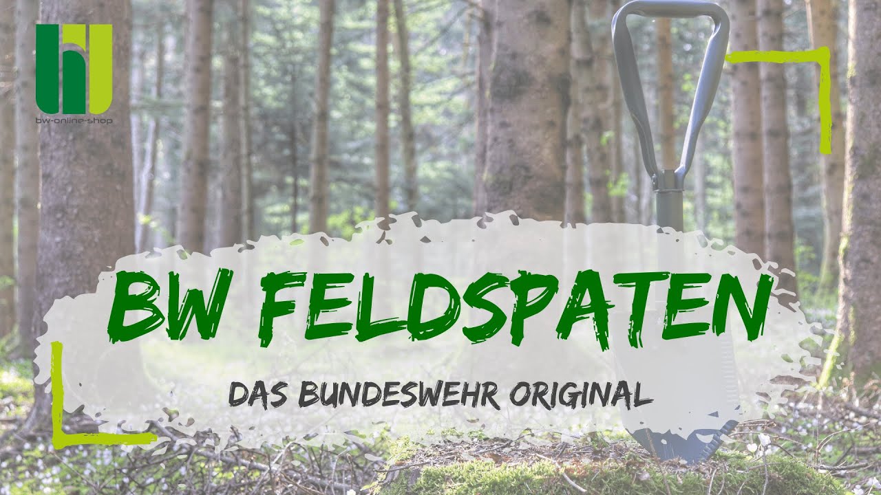 BW FELDSPATEN NACH TL - Das Bundeswehr Original! Ein Klappspaten als Multitool