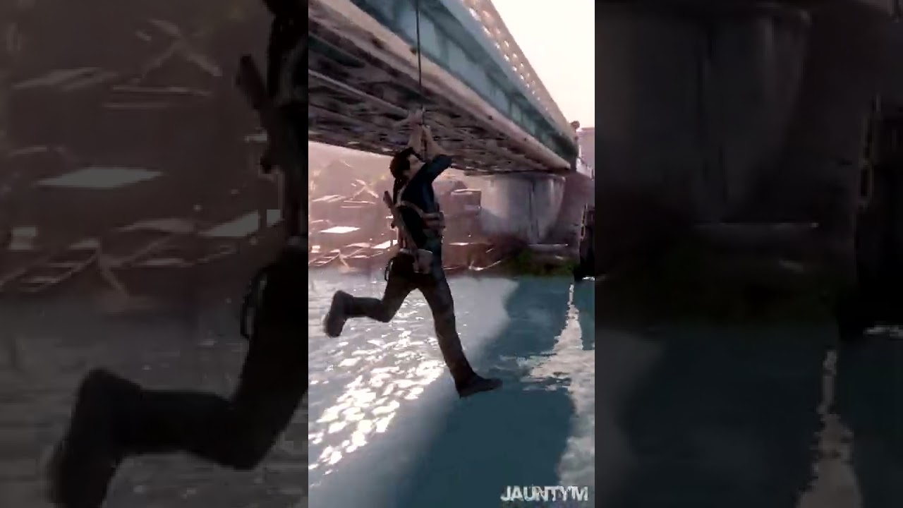 The Most Epic Stunt Nathan Drake Pulls in Uncharted 4