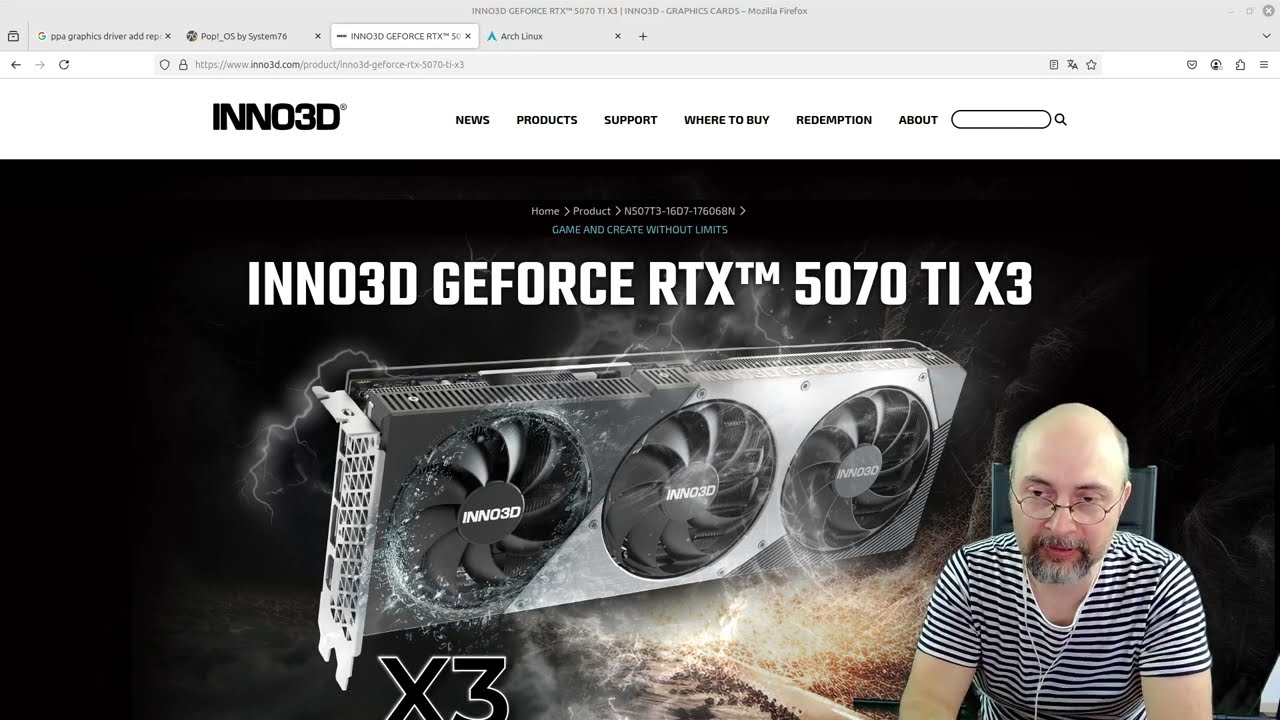 Секреты установки RTX 5070 Ti на Linux