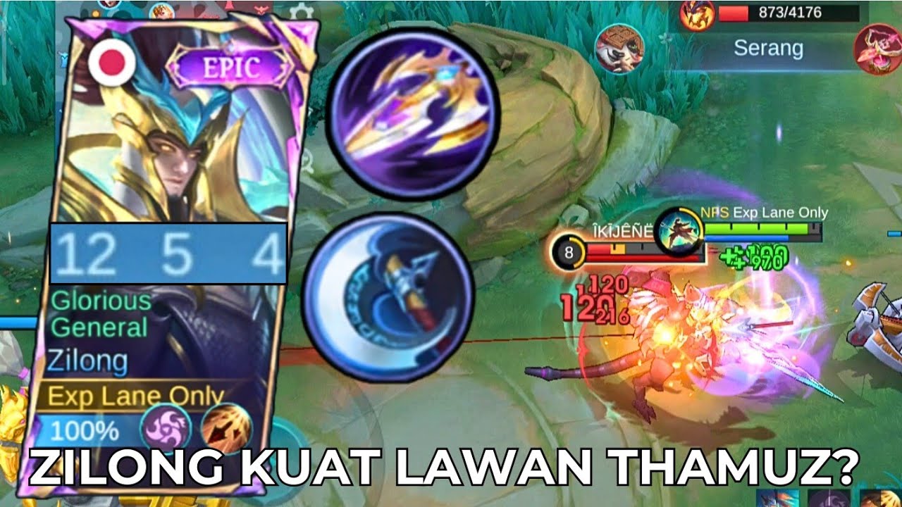 ZILONG BROKEN! THAMUZ EARLY BISA APA GW BANTAI SAMPAI LATE GAME!!!