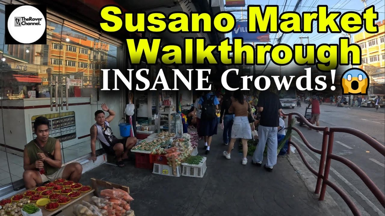 INSANE Crowds at Susano Market 😲 Novaliches Rush Hour Walkthrough.