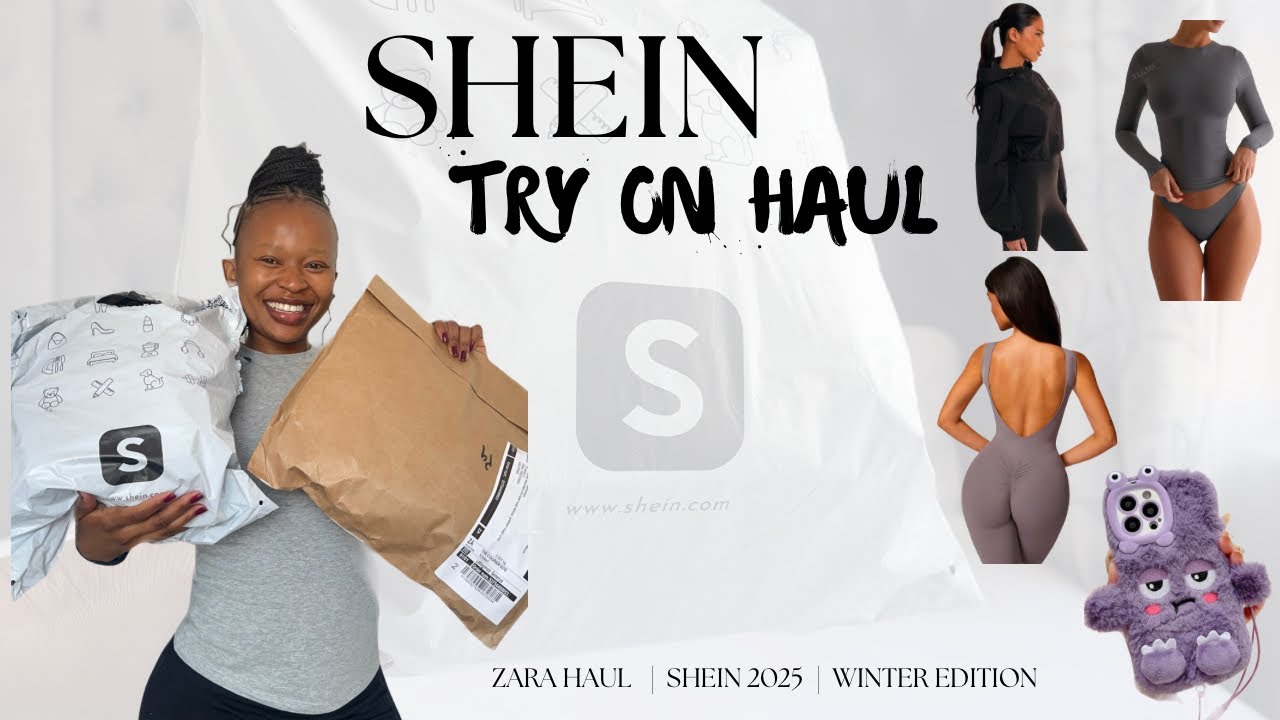 SHEIN TRY ON HAUL 2025 | ZARA HAUL | WINTER EDITION | SOUTH AFRICAN YOUTUBER