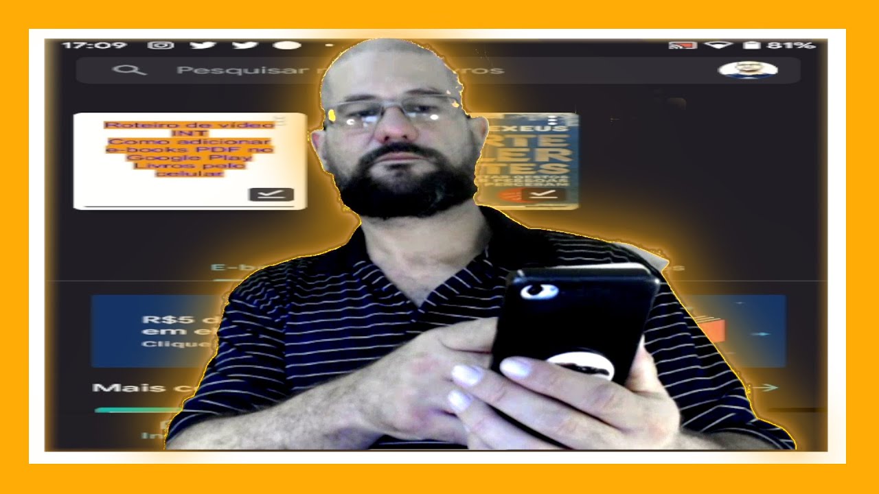 Como adicionar e books PDF no Google Play Livros pelo celular