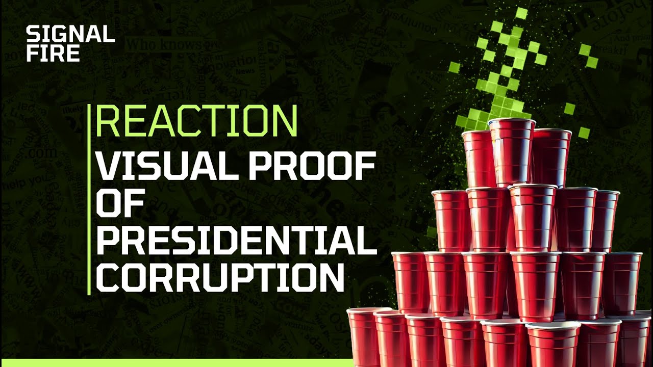Visual Proof of Presidential Corruption.