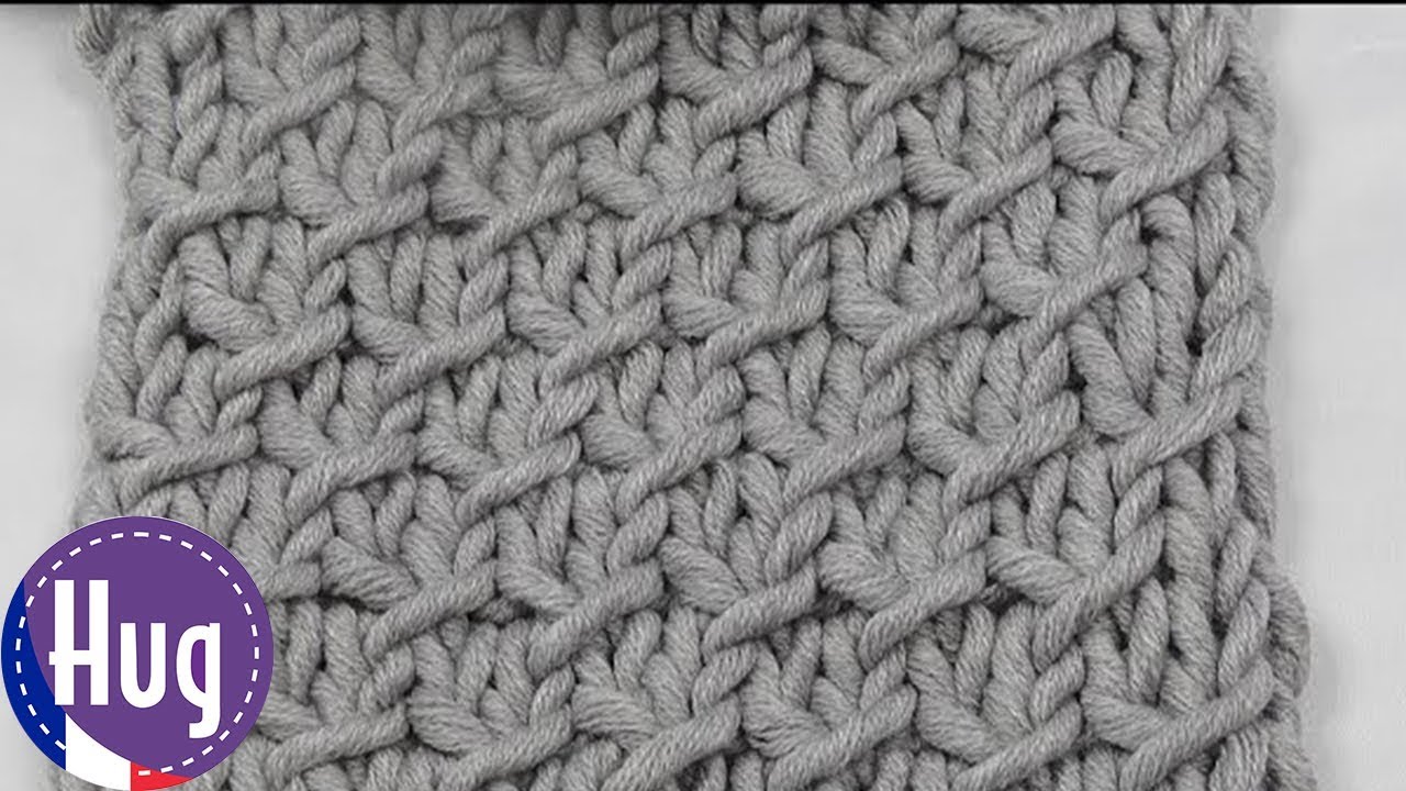 Crochet tunisien - Trullas-Motif à jour - Veronika Hug