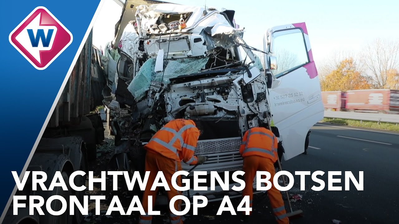 Groot ongeluk bij Zoeterwoude-Rijndijk op A4 - OMROEP WEST