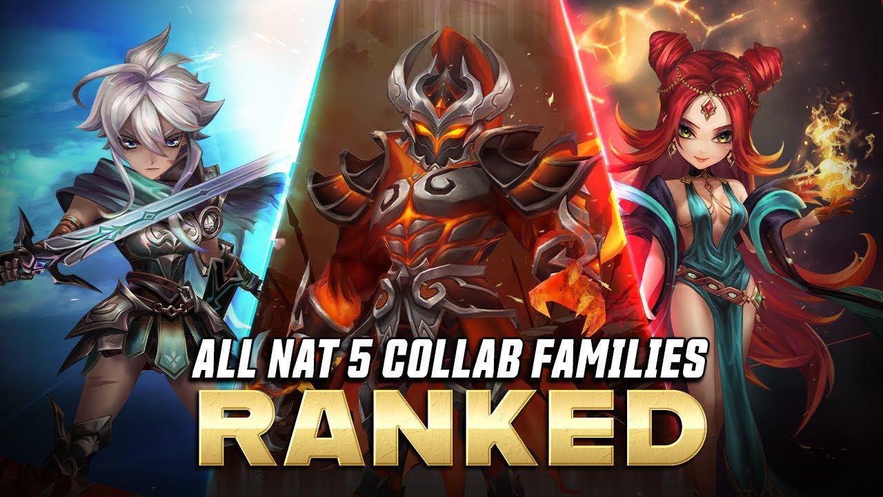 All Nat 5 Collab Families Ranked!