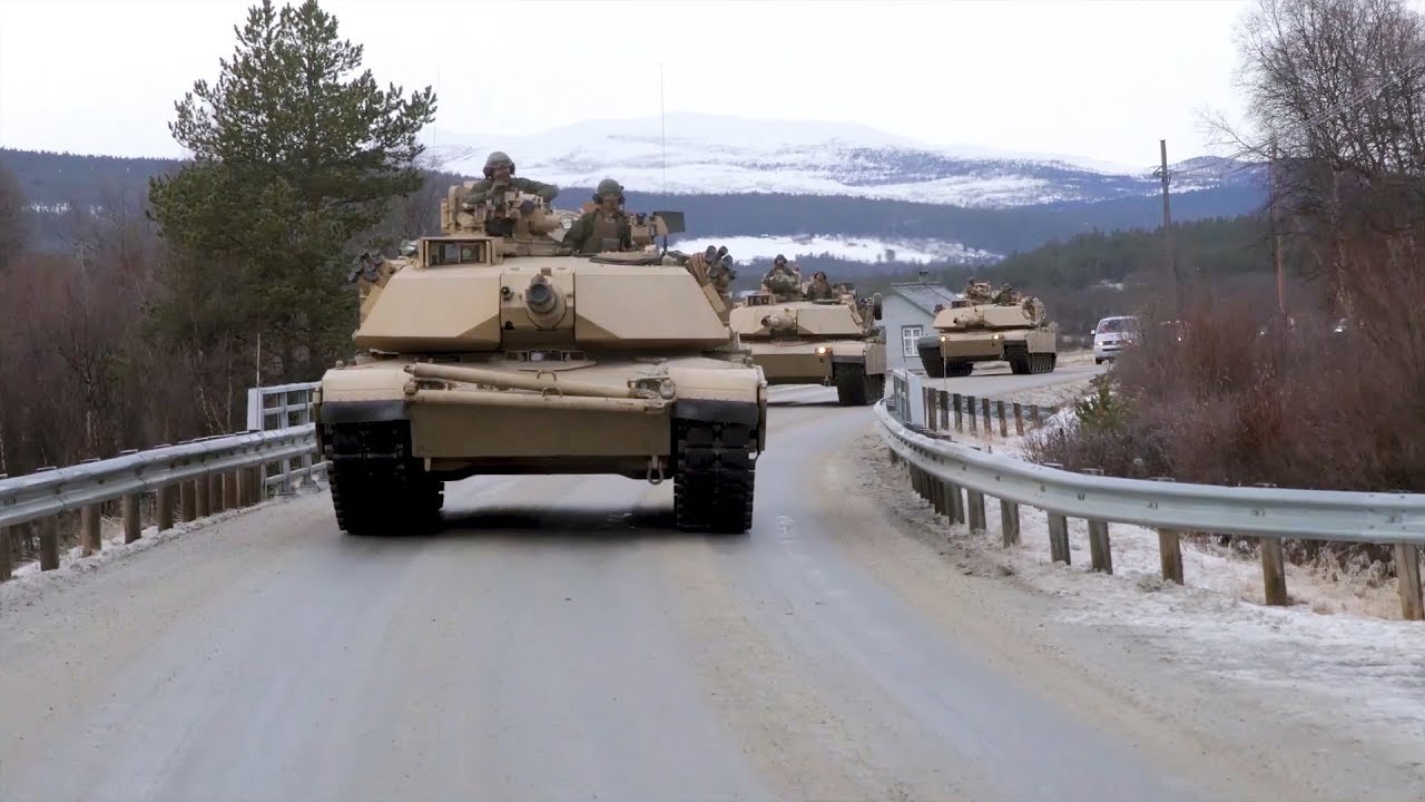 Marines With 2nd Tanks Advance Toward Folldal