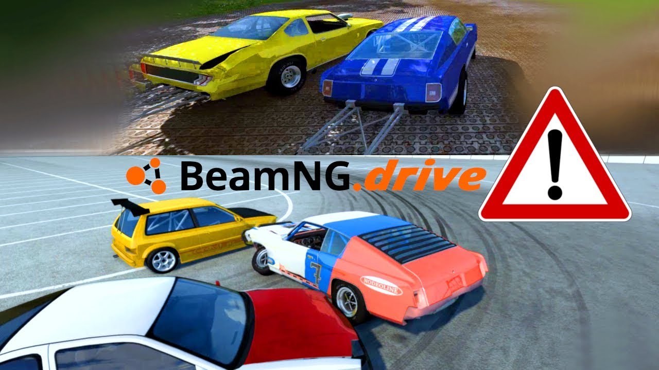 INCIDENTI in GARA, DRAG RACE, ACROBAZIE - BeamNG Drive