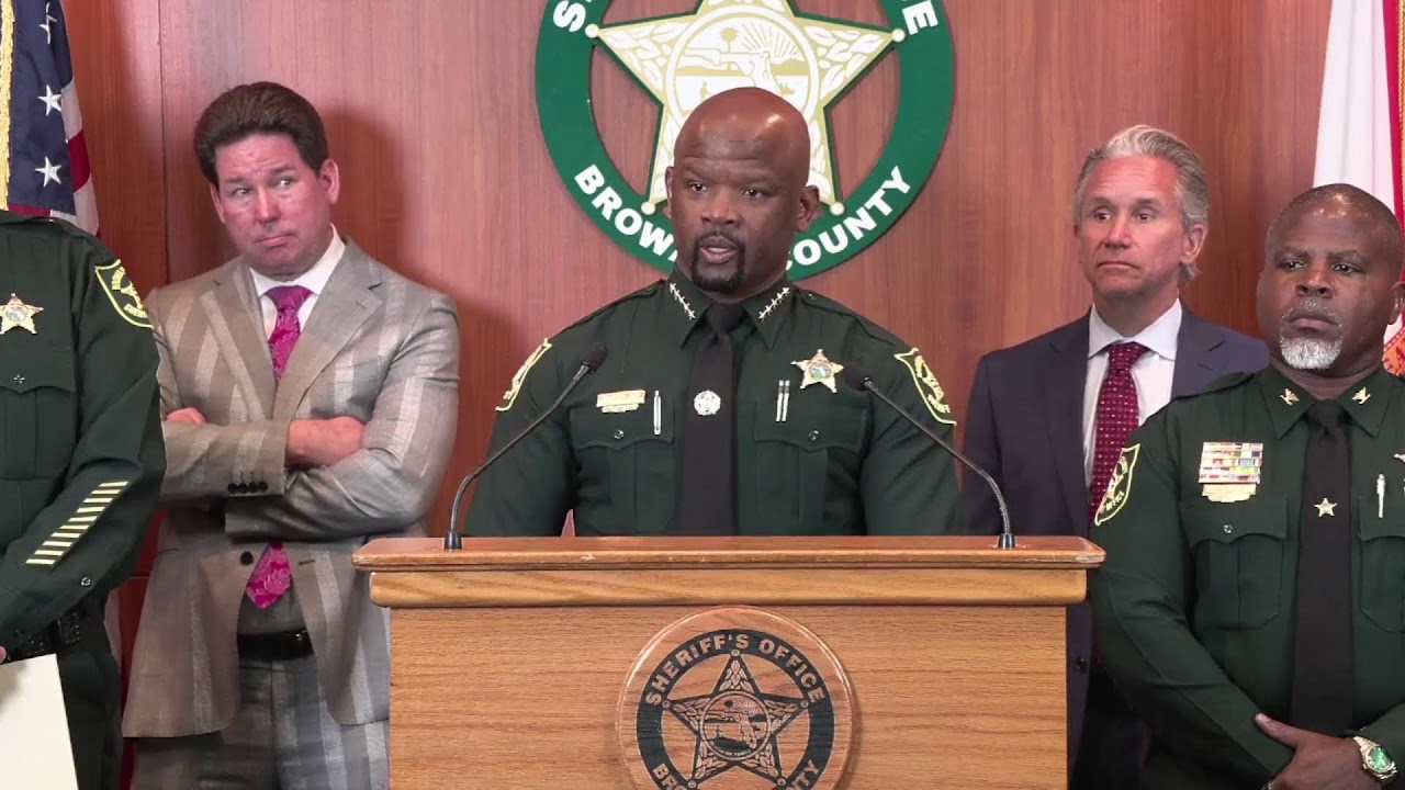 Broward Sheriff's Office - Press Conference