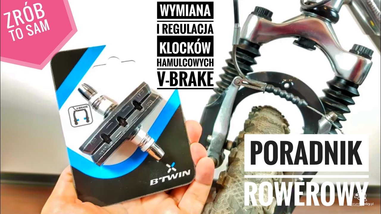 Wymiana i regulacja klocków hamulcowych V-BRAKE w rowerze | ForumWiedzy