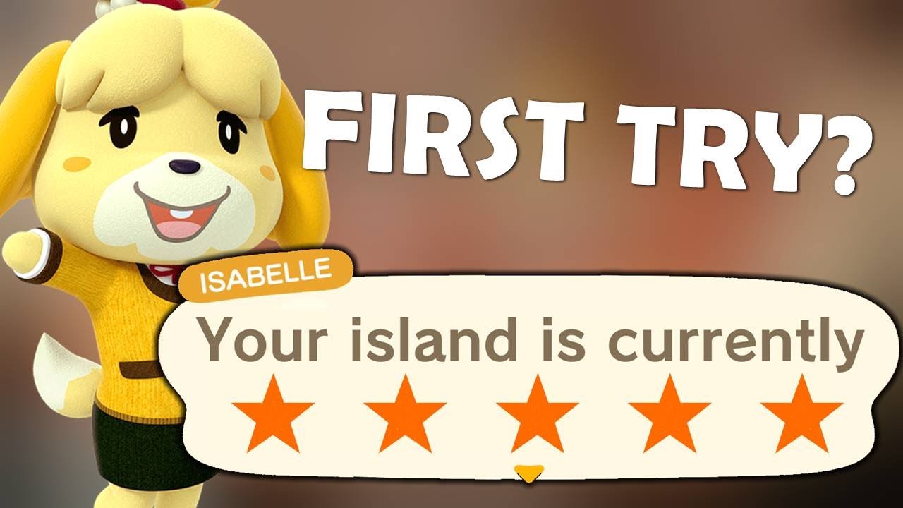 Can You Get 5 STARS on your First Assessment? (Animal Crossing New Horizons)