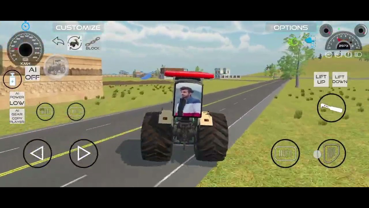 Swaraj 855 _vs John Deere 5050D tochan 🚜 and stunt ❤️ my channel subscribe ❤️