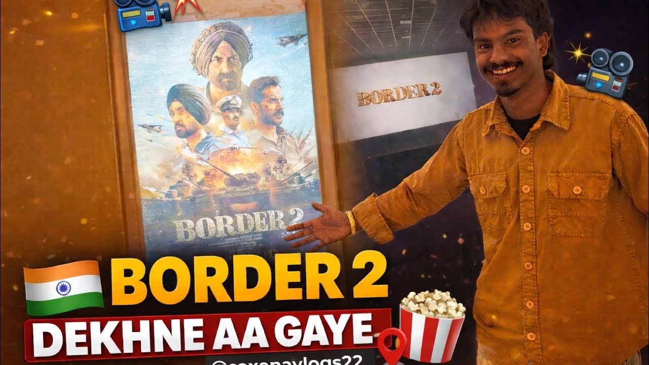 Border 2 dekhne aa gye 🫡🇮🇳 #jaihind #viral #vlog #trending #explorepage #indianarmy #trend #explore 