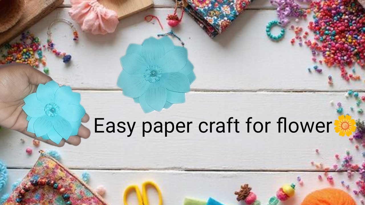 #shortvideo paper flower craft 🌼#diy #viral 