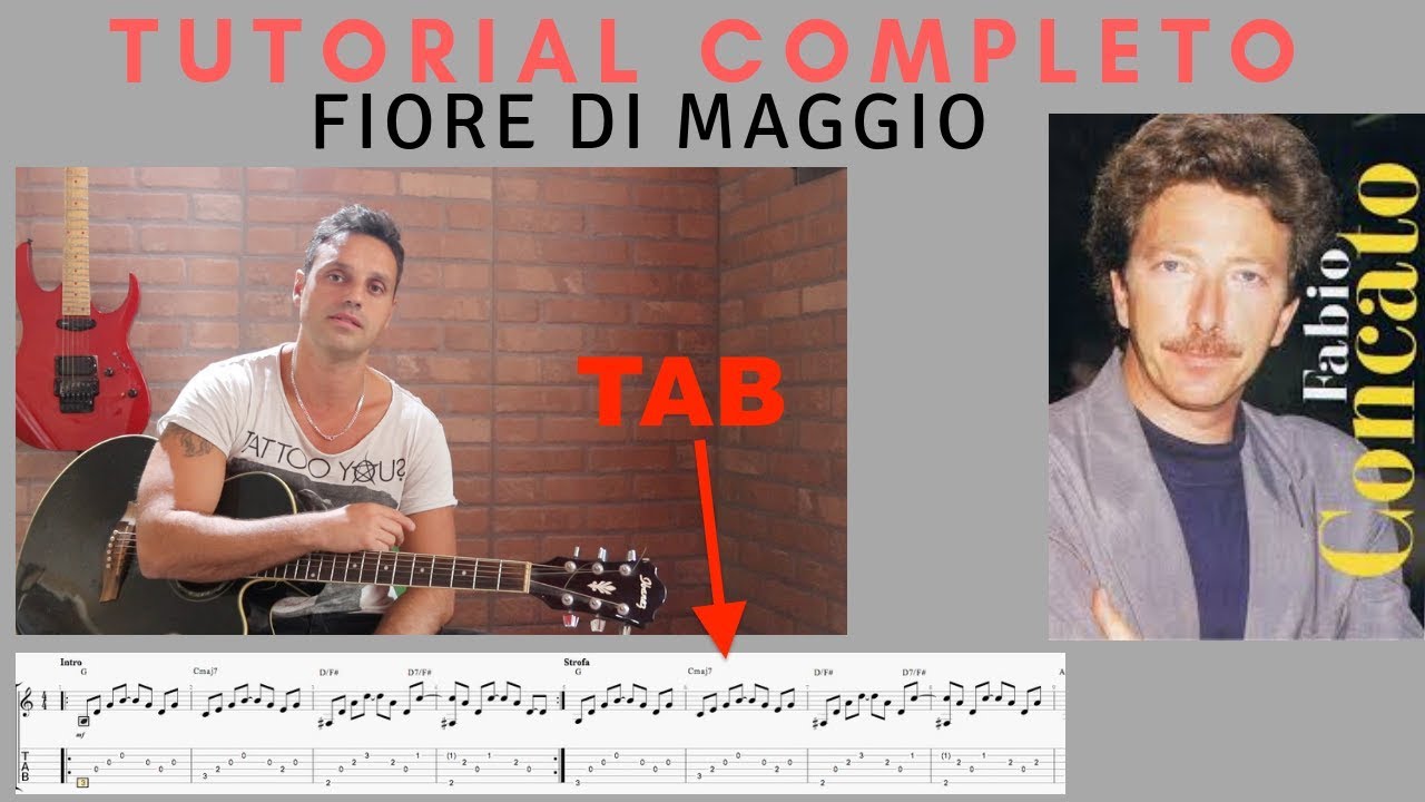Fabio Concato - Fiore di Maggio [Tutorial + Tab]