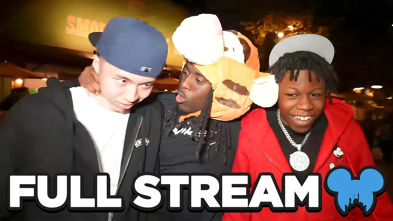 Kai Cenat Took Me To Disneyland For The First Time! (FULL STREAM)