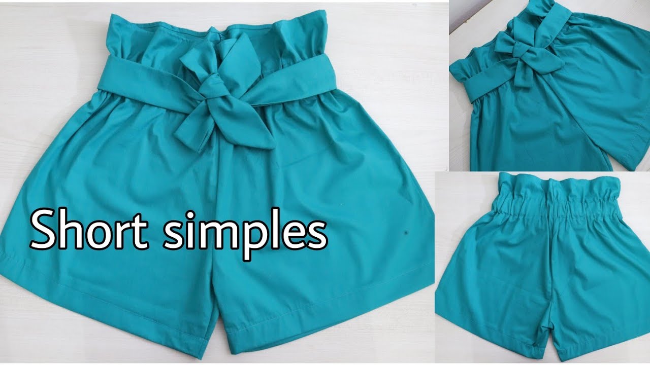 Diy- Como fazer short muito fácil para Iniciantes - SEM MOLDE