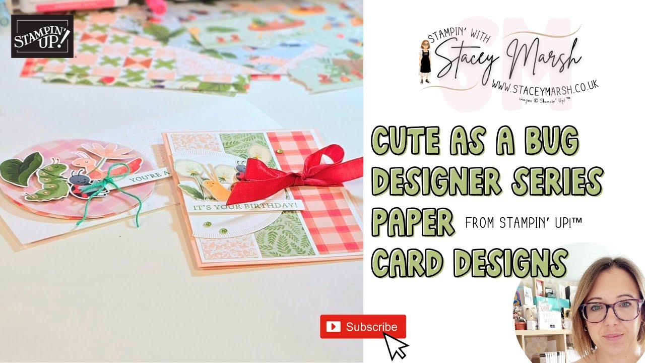 Weekly Livestream 13 January 2026 featuring Cute as a Bug Designer Series Papers from Stampin' Up!™