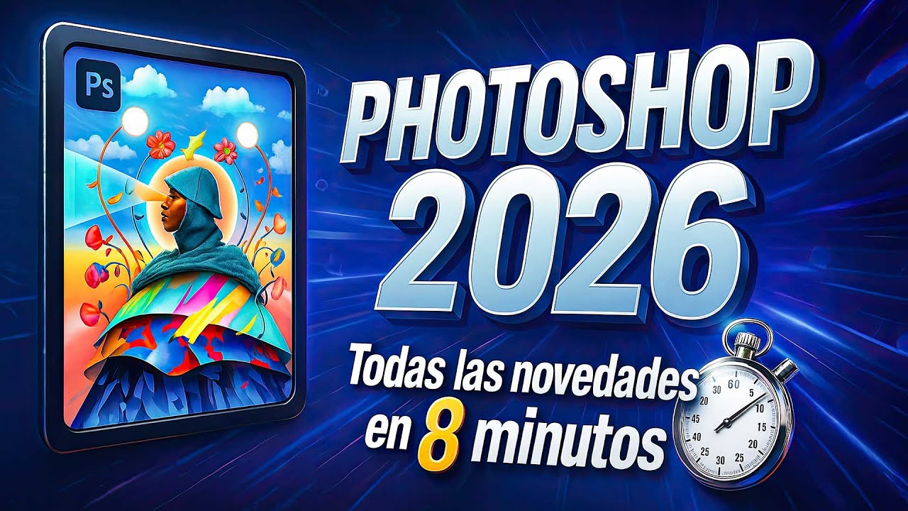 PHOTOSHOP 2026: TODAS LAS NOVEDADES en 8 MINUTOS ⏱️