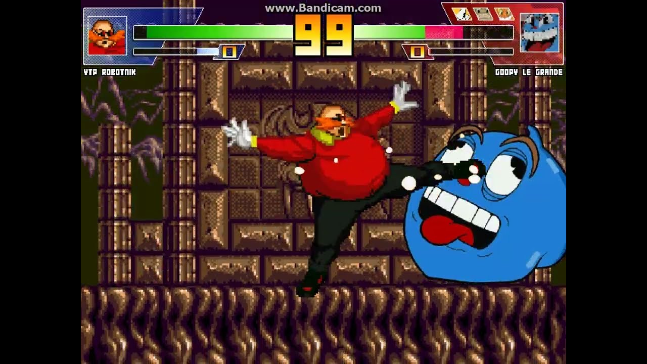 MUGEN battle #5000: Dr.Robotnik vs Cuphead Bosses