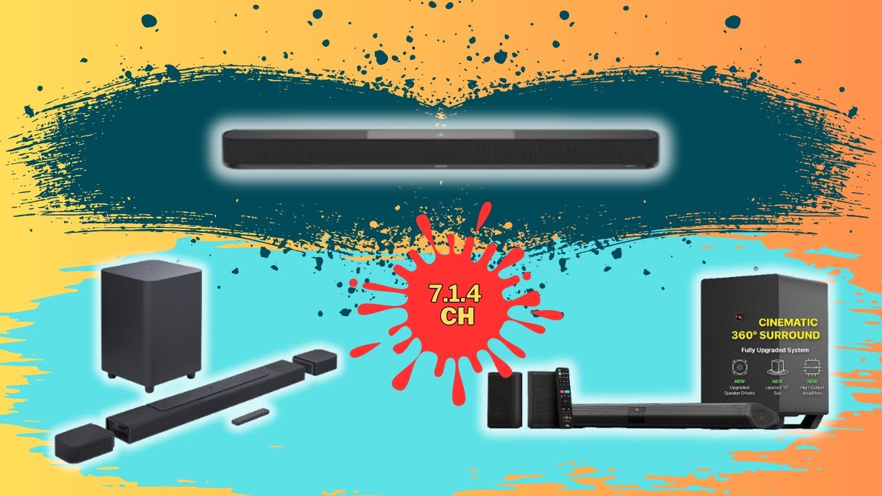 Best 7.1.4 channel Dolby Atmos SOUNDBARS 2024