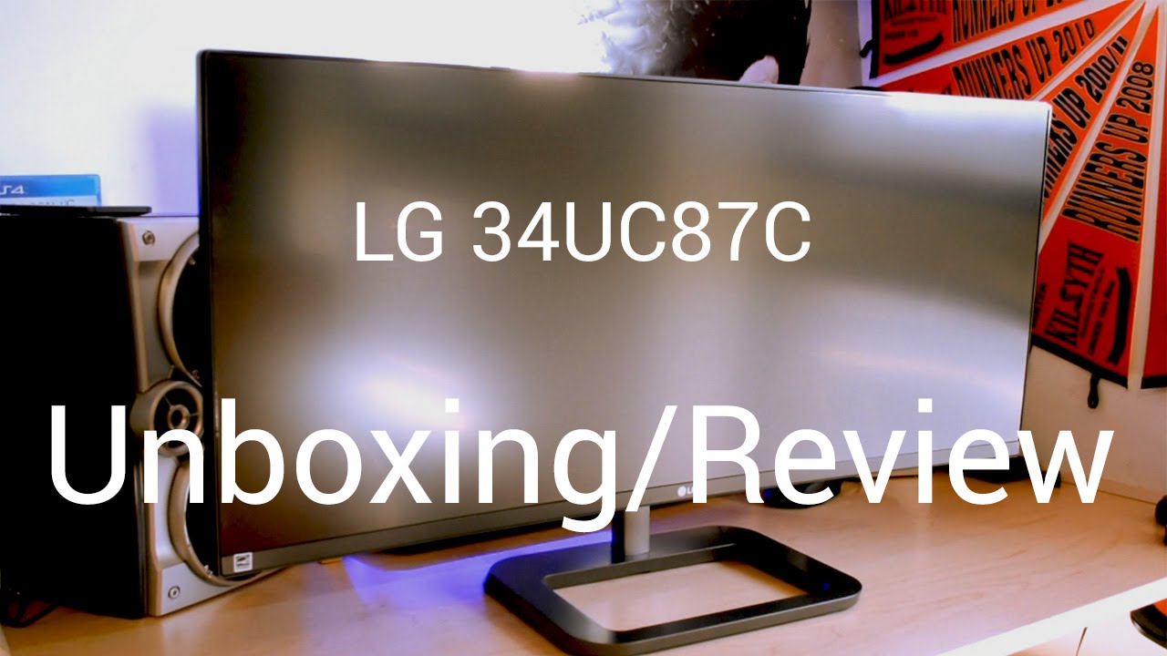 LG 34UC87C UltraWide Curved Monitor Unboxing/Review