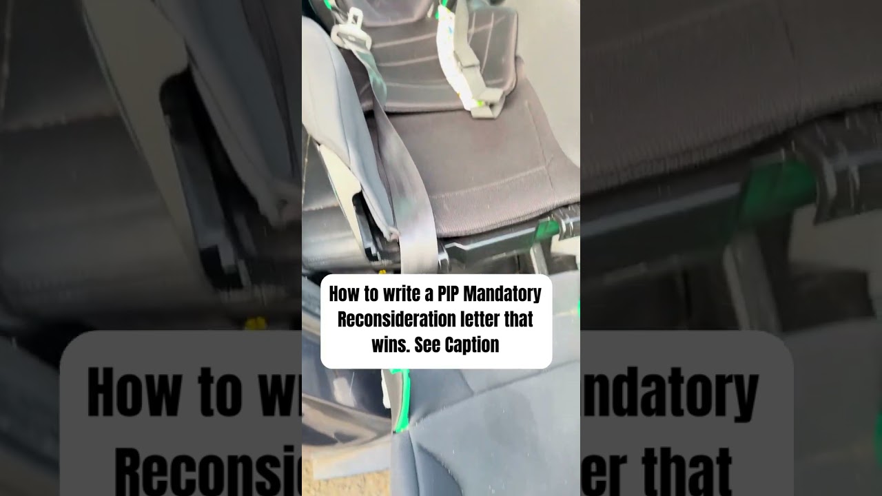 How to Write a PIP Mandatory Reconsideration Letter That Wins