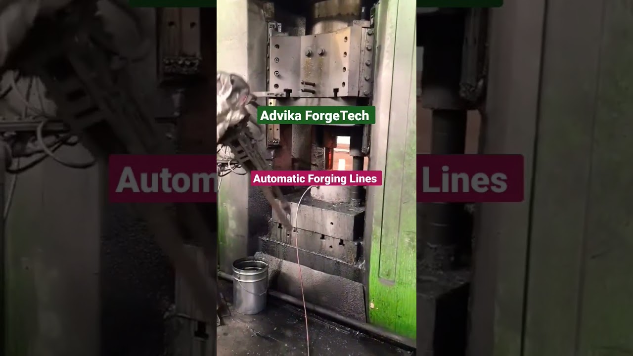 Hot Forging | Robot Automatic Forging | Forging Expert | Automation | Screw Press | Advika ForgeTech