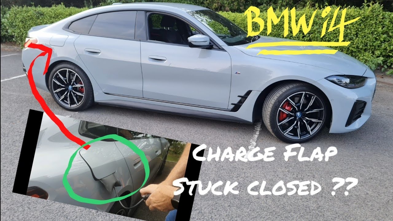 BMW i4 Charge Flap Stuck Closed (Now Open)!!