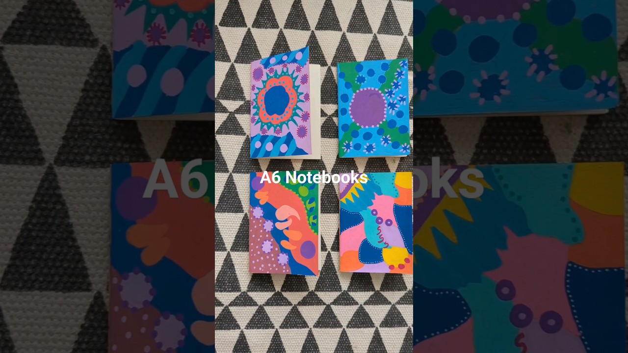 A6 notebooks #artblogger #perthblogger #perthartist #perthart #perthartreels #perthartgallery