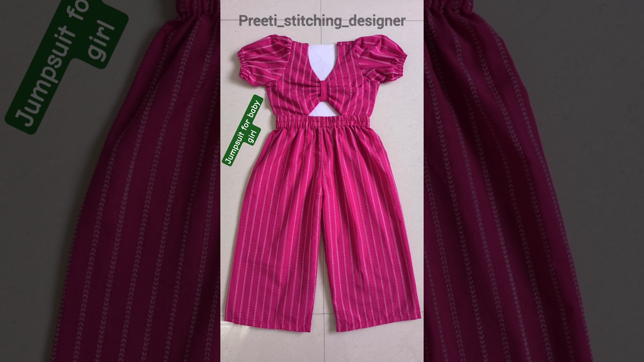 Jumpsuit making for baby girl | DIY 