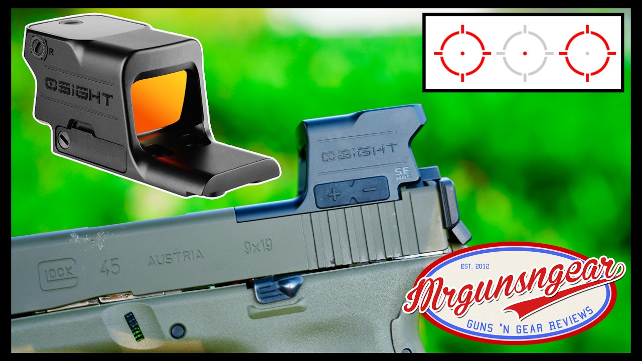 Osight SE MOS &mdash; коллиматорный прицел закрытого типа с прямым креплением для Glock 🔴