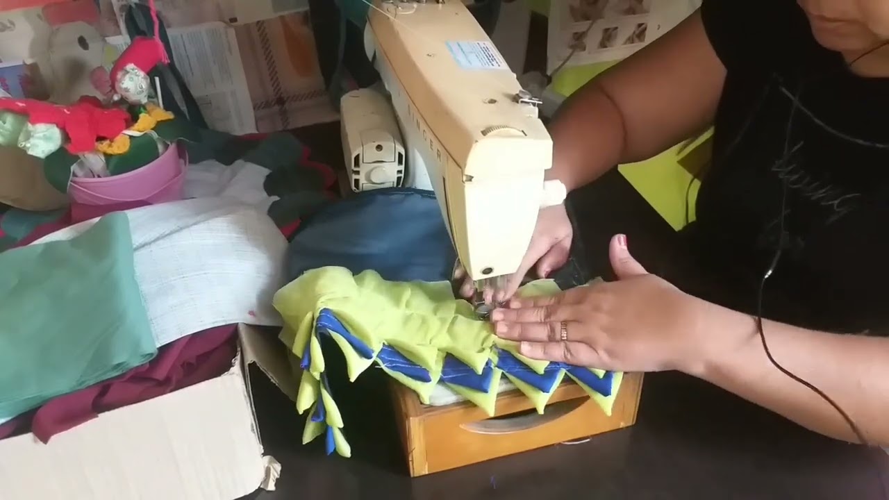 tem cetim em casa então fazer tapetes de bico ou frufru simples #costuraparainiciantes
