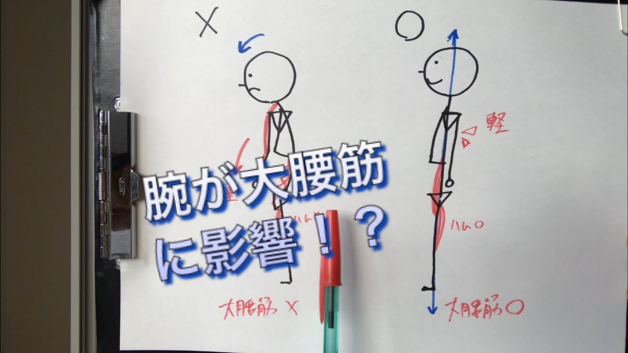 腕と大腰筋の関係を知ってますか？