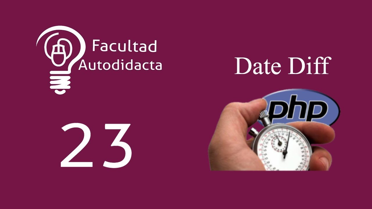 Calcular tiempo entre fechas con PHP (años, meses y dias)