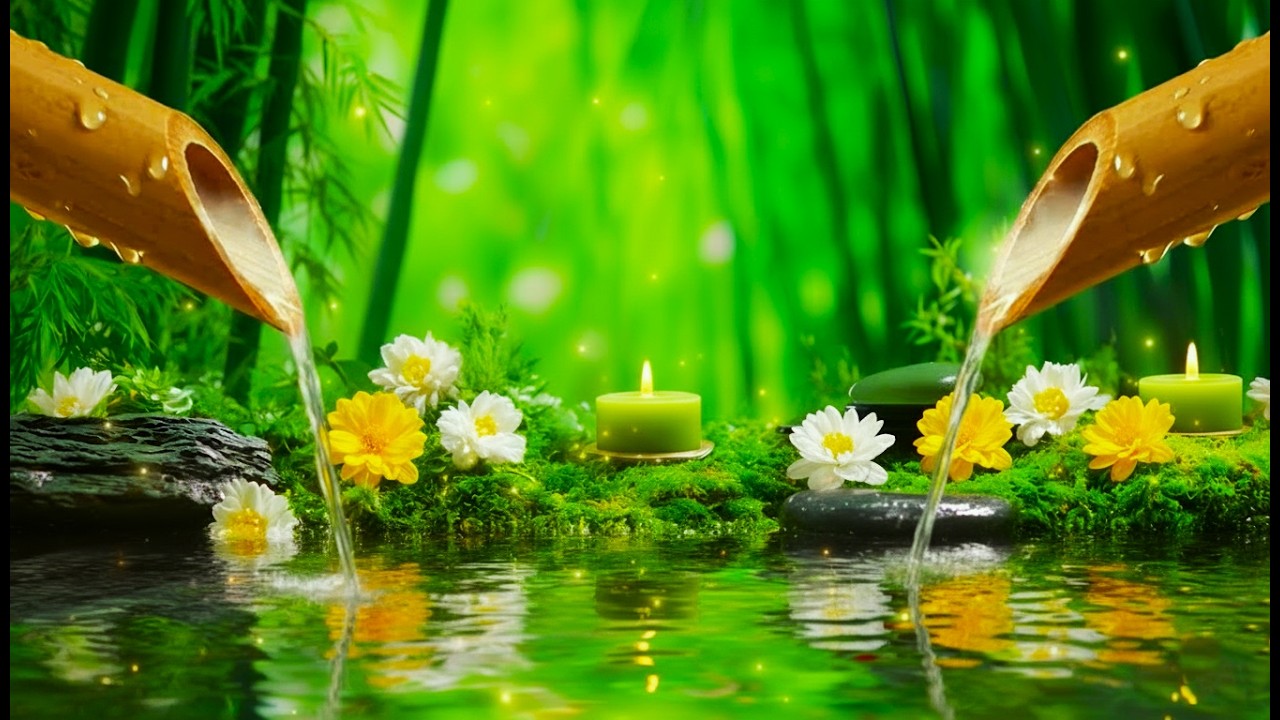 Sleep Music with Gentle Piano and Water 🌿 Calm Anxiety & Deep Rest