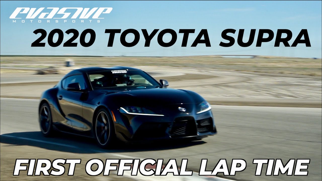 2020 Toyota Supra records first-ever lap time at Buttonwillow Raceway