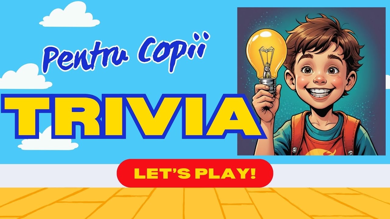 Trivia pentru Copii | Cultura Generala | Intrebari si Raspunsuri #culturageneralacopii