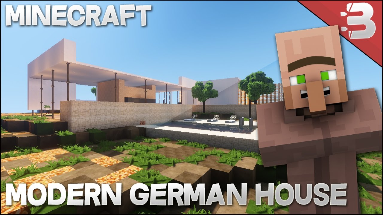 Minecraft Modern EPIC German House | Build Tour | With AndyisYoda!!!