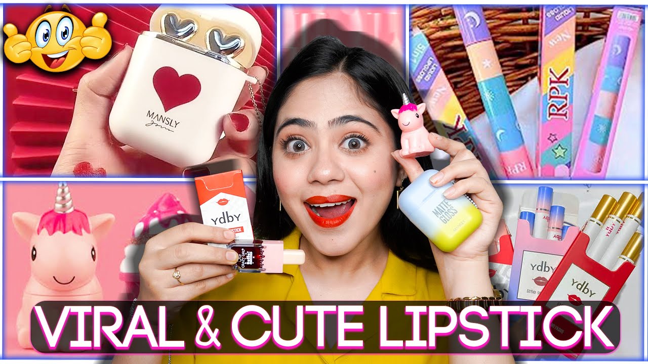 Testing Viral cute & weird lipsticks from Meesho| I am shocked😲 | Ronak Qureshi