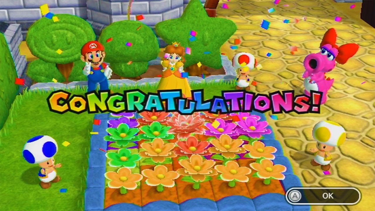 Mario Party 9 - Garden Battle (4 Player)