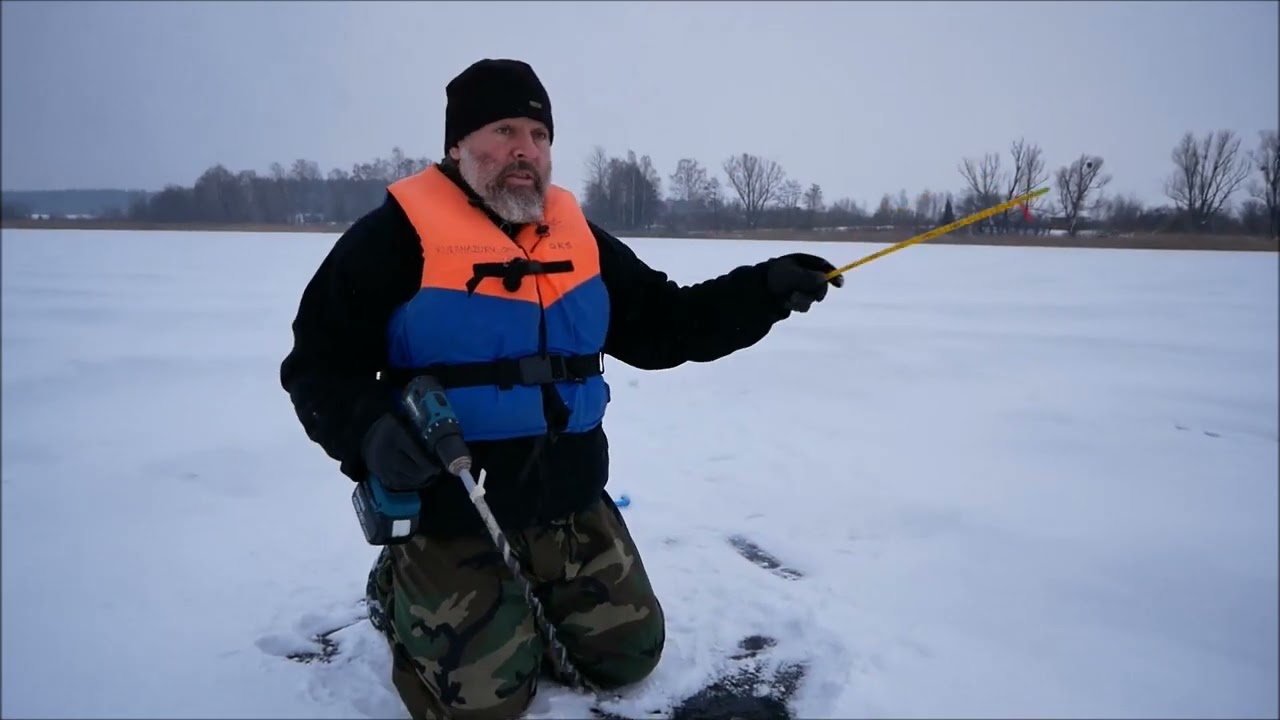 2023.12.07. - warunki lodowe, Mazury, jezioro Kruklin