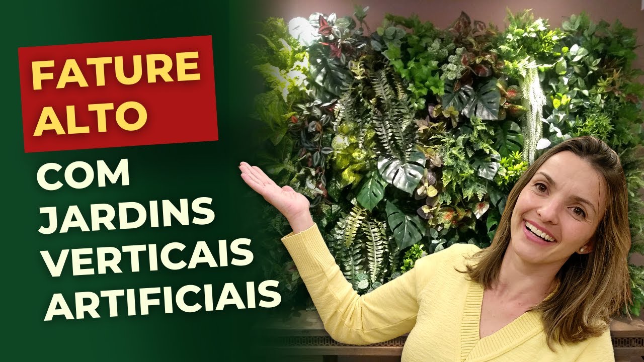 FATURE ALTO COM JARDINS VERTICAIS ARTIFICIAIS - EMPREENDER EM CASA