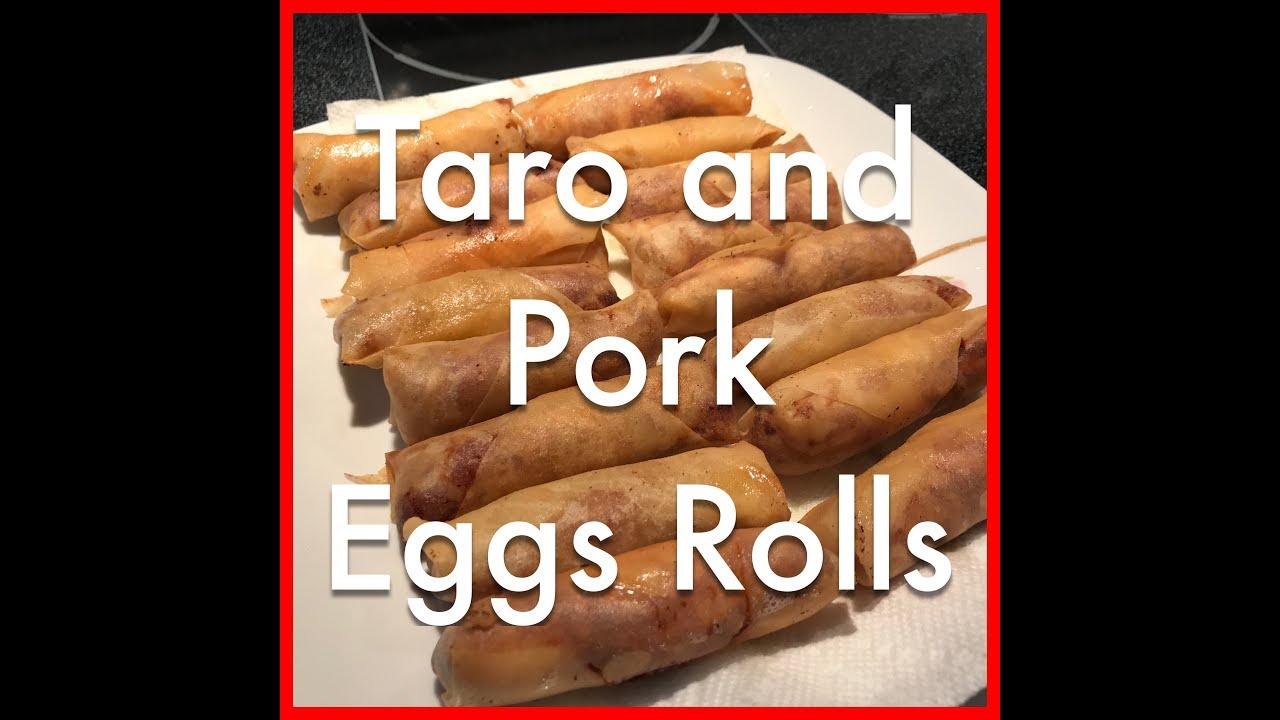 How to make Deep fried Taro Spring Rolls