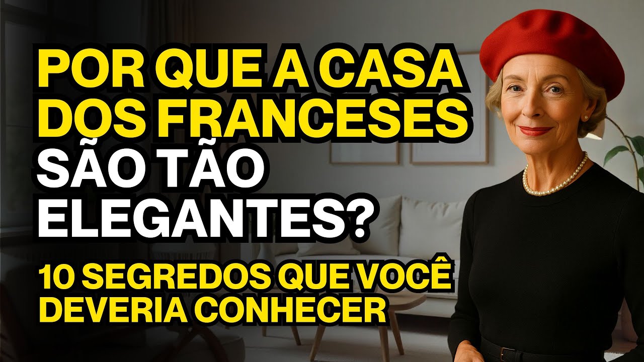 10 SEGREDOS FRANCESES QUE TRANSFORMARÃO SUA CASA PARA SEMPRE