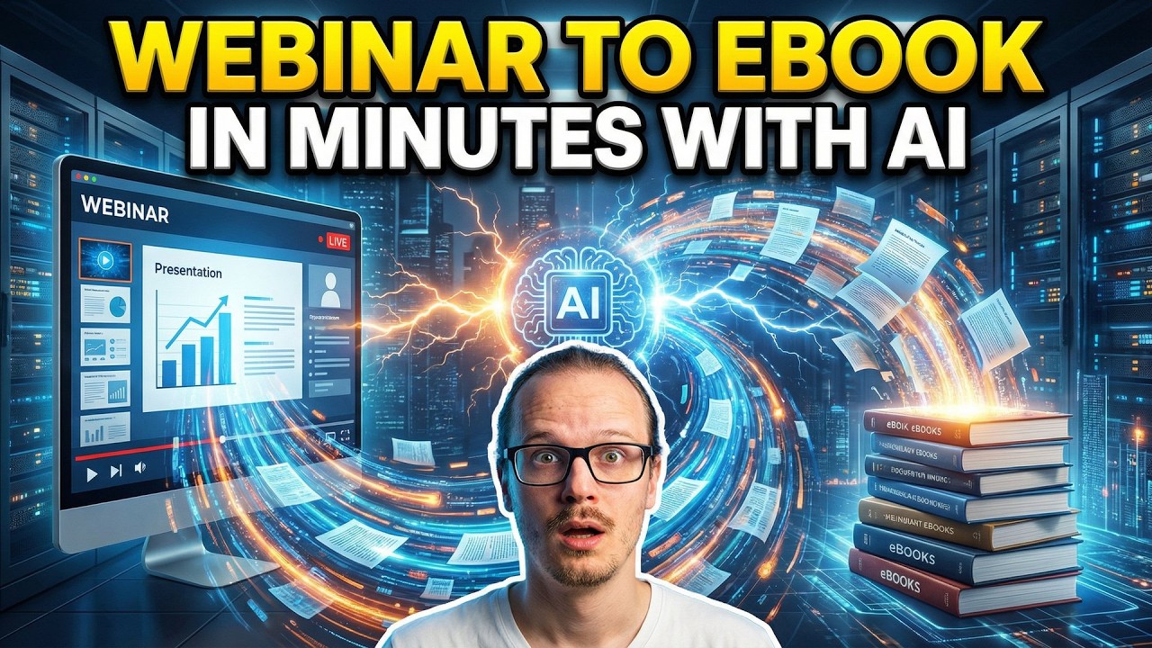 I Turned a 60-Minute Webinar into a Bestselling Ebook in Minutes
