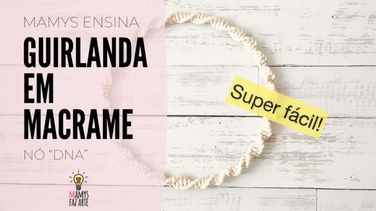 Guirlanda macramê NÓ ESPIRAL | SPIRAL KNOT MACRAME HOOP